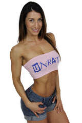 "UNRATED" Graffiti Tube Top In Pink!