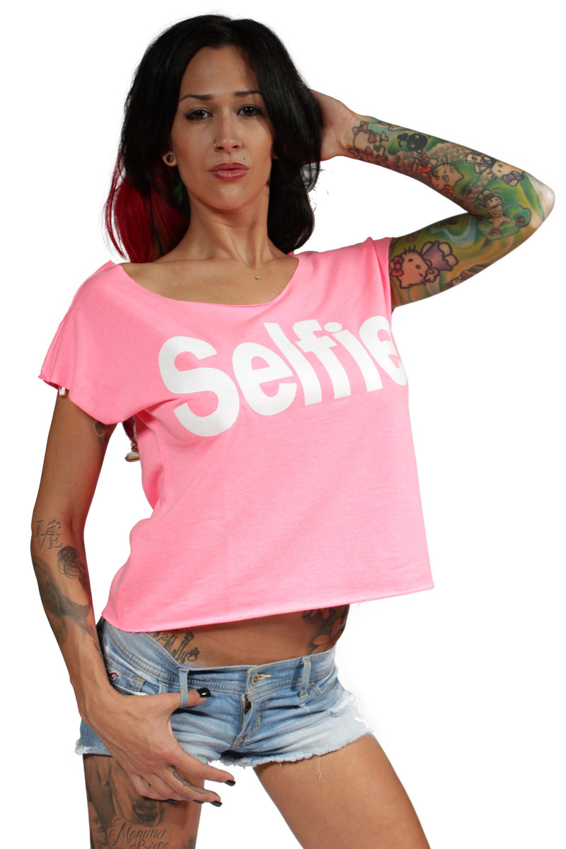 Selfie Shirt In Pink