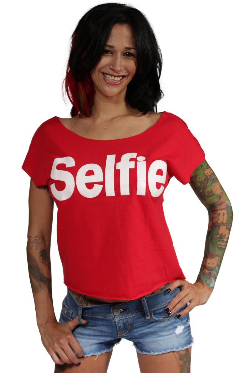 Selfie Shirt In Red