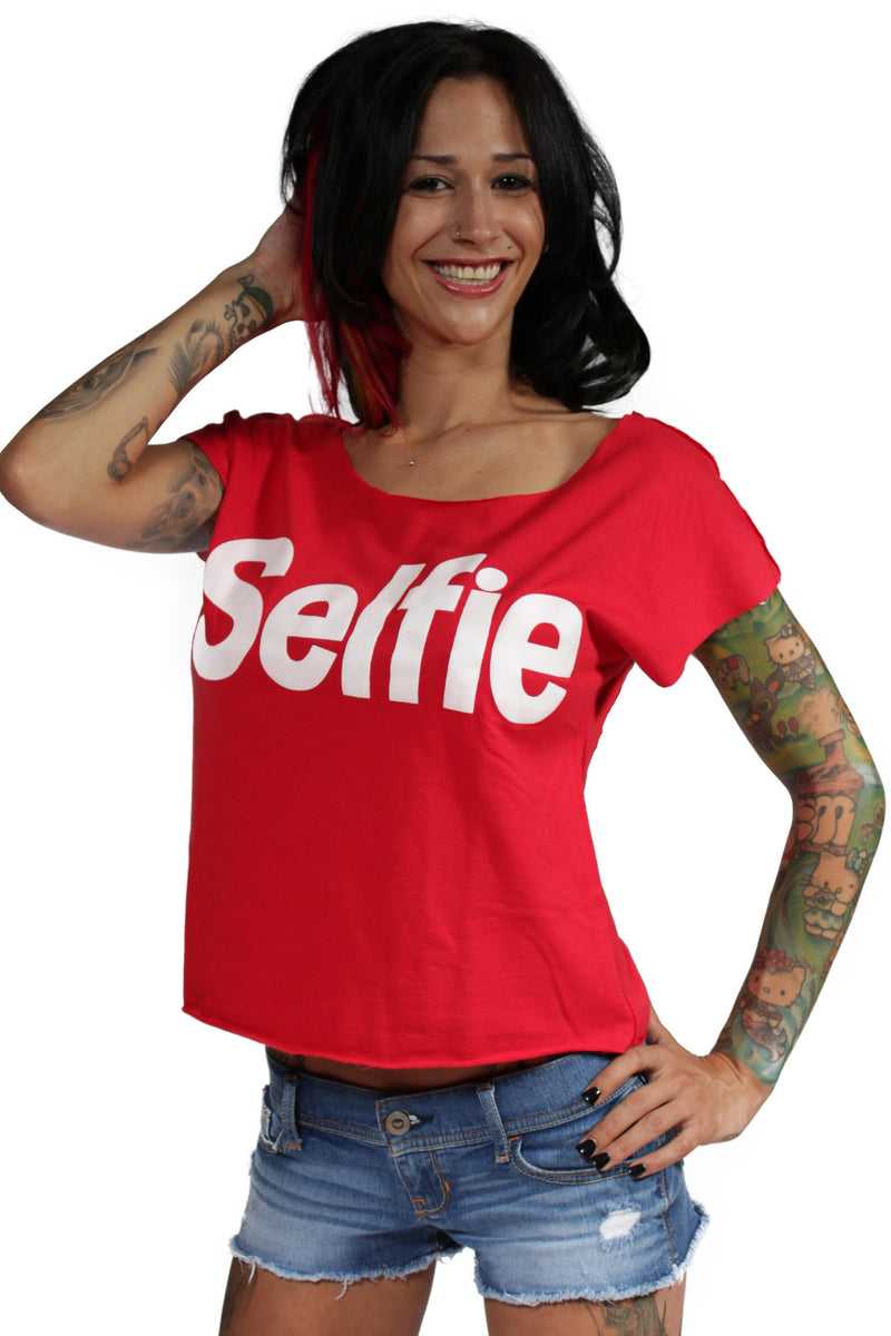 Selfie Shirt In Red