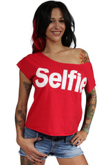 Selfie Shirt In Red