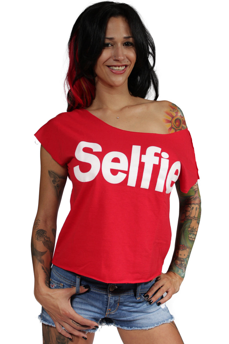 Selfie Shirt In Red