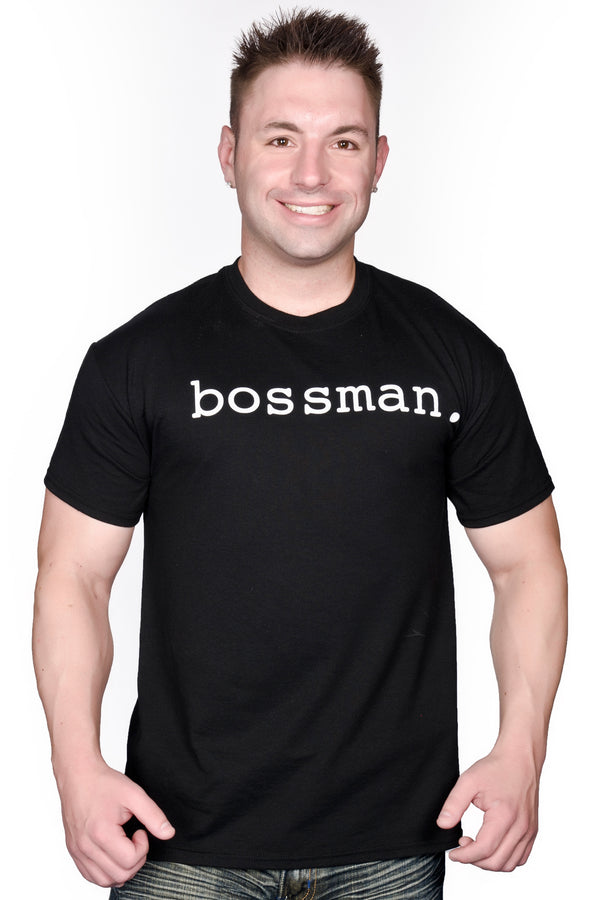 Men's "Boss Man" T-Shirt In Black