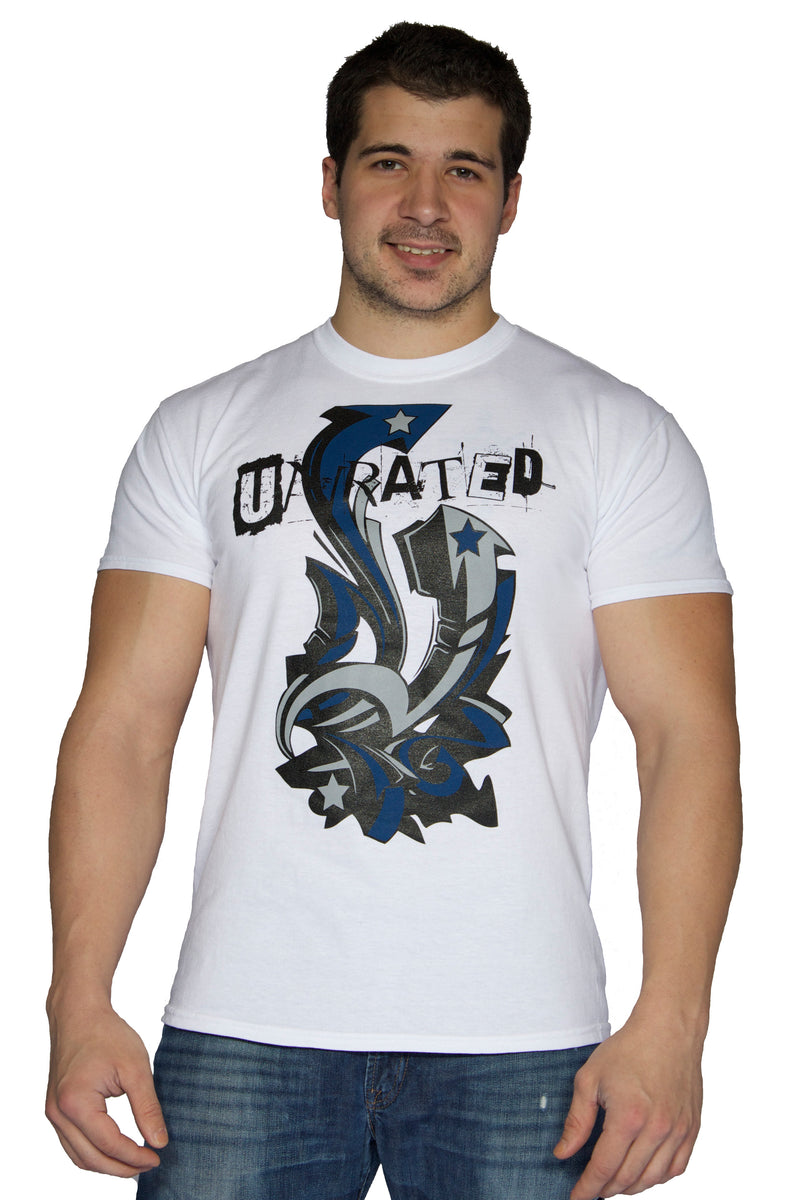 Men's "UNRATED" Arrow T-Shirt In White