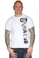 Men's "UNRATED" Sport T-Shirt In White!