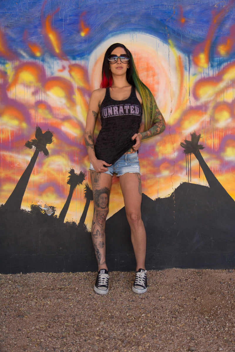 UNRATED Burnout Tank Top